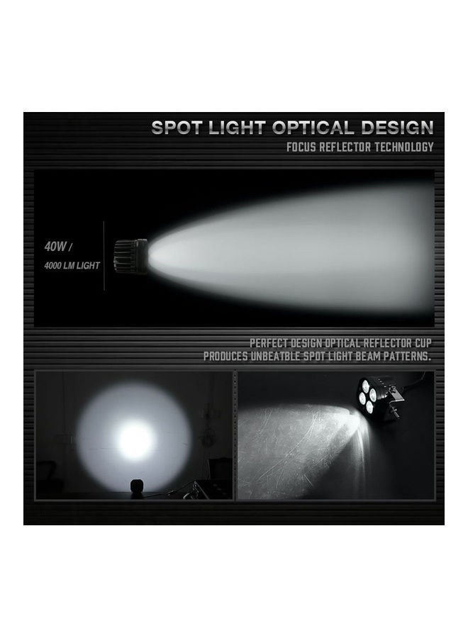40W Waterproof LED Off-Road Fog Driving Light One Set - Image 4